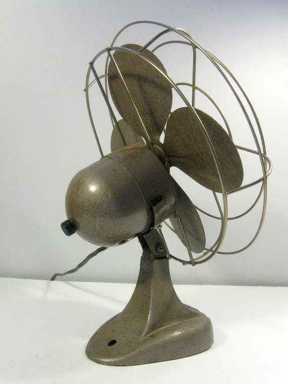 vintage table fan Kord metal industrial electric table fan