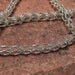 Handmade Fine Silver Single Loop in Loop Bracelet 7 1/2 Inches in Length