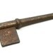 Rusty skeleton key for altered art or jewelry, assemblage.