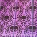 Damask - Purple Mens Necktie Black Chronic Damask - microfiber ties available in 59 colors.