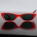Retro Red Sunglasses Made in France