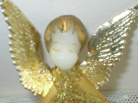 vintage koestel wax angel christmas ornament germany vintage koestel wax angel christmas ornament germany