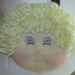 Cabbage Patch Doll Ear Muffs Soft Sculpted Childs Earmuffs Vintage Plush