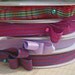 Gingham Trim Red Purple - 5 Yards - Scrapbooking Crafting Embellishments