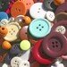 Assorted Buttons Pink Purple White Brown Black - Sewing Embellishments - 100 Buttons - Grandma's Button Jar - LAST PACK
