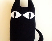 black cat stuffie