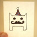 Monster with whiskers - Original Aceo - Free Shipping