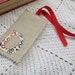 Monogrammed Bookmark - Initial D - Letter D - Teacher Gift - Wedding Favor