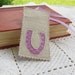 Monogrammed Bookmark - Initial V - Letter V - Teacher Gift