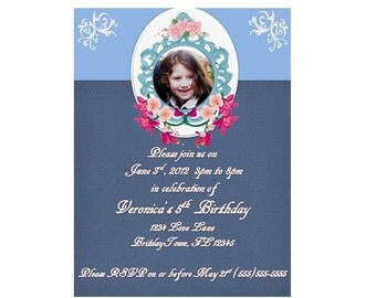 Old Fashioned Birthday Party Invitations 7