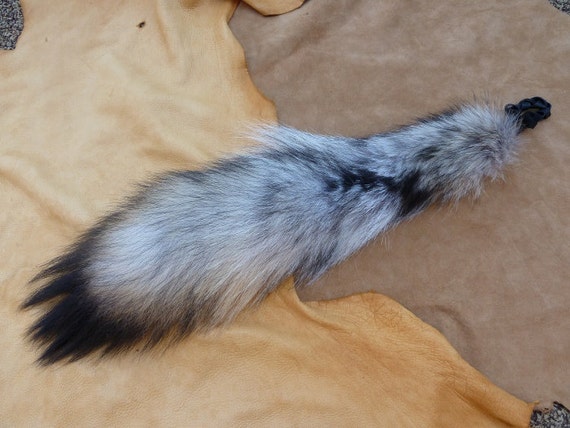 Wolf tail real wolf fur totem dance tail on by thegreenwolf