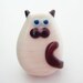 Lampwork Cat Bead Siamese Kitty Focal by keiara SRA FREE SHIPPING