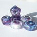 Lampwork Bead Set Tidal Organic Swirl Gem Beads by keiara SRA