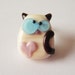 Lampwork Cat Kitten Bead Sofia Siamese Kooky Kitten by keiara SRA FREE SHIPPING