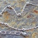 Sterling Silver Anklet with Extender Chain and Gemstone