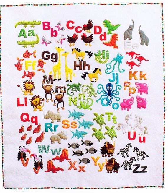 Animal Alphabet Quilt Pattern From Don t Look Now