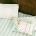 Dollhouse Miniature Bed Pillows Pair Pillow Cases One Inch Scale