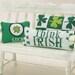 Dollhouse Miniature St Patrick's Day Pillows Green Irish