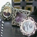 Miniature Framed Photos Relatives Dollhouse Accessory Silver Tones