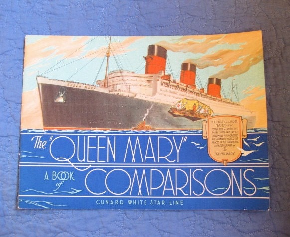 1936 Booklet Queen Mary Book Of Comparisons