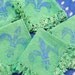 vintage COCKTAIL NAPKINS - fleur de lis-- set of 6