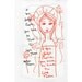 Just Love Do Not Judge - Folk Art from Free hand drawing (5 x 8 inches PRINT) by FLOR LARIOS
