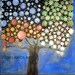 Four Seasons Tree - High Quality Print from Painting by FLOR LARIOS ( 6 x 7.5 Inches)