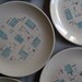 Vernon Ware Heavenly Days 1950s bread and butter plate set (10)