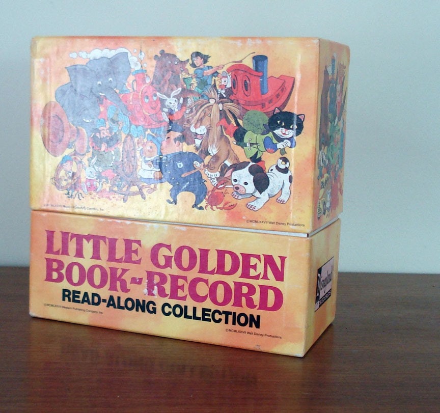 Little Golden books record collection from 1977 by