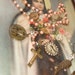 Where Have All The Flowers Gone Vintage Rosary Necklace