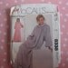 Vintage Mu Mu Robe or Lounge Dress Pattern Mc Calls