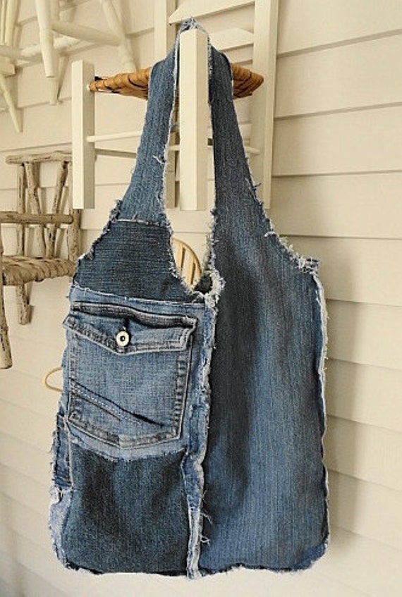 frayed woven tote bag