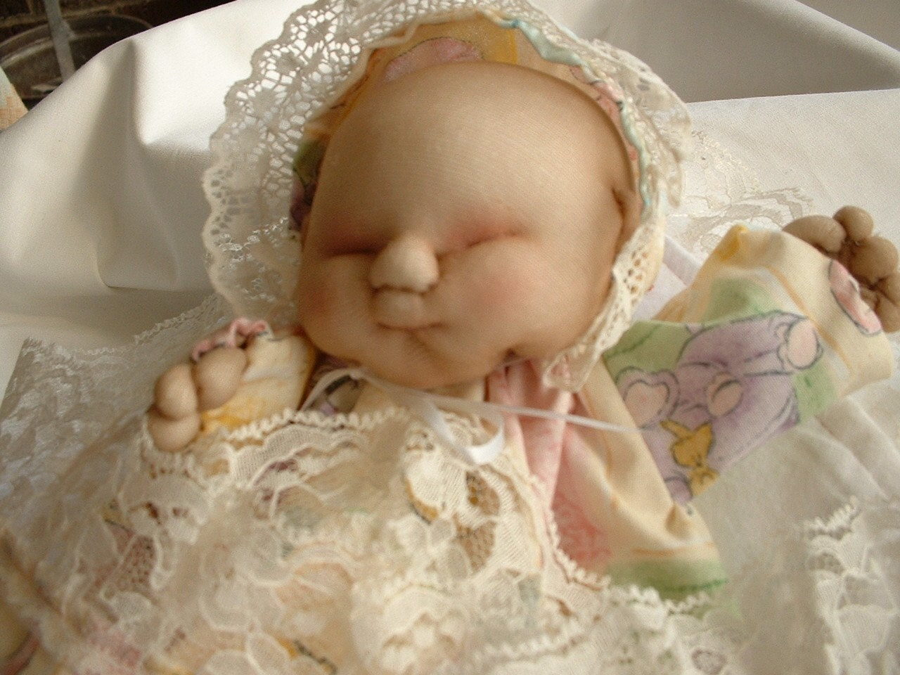 Чулочная кукла младенец