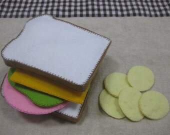 Felt sandwich lunch