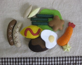 Felt kid's plate