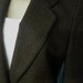 Gorgeous LAUREL - GERMANY fitted brown wool blend blazer with leather piping size 6 - Westfield, Massachusetts