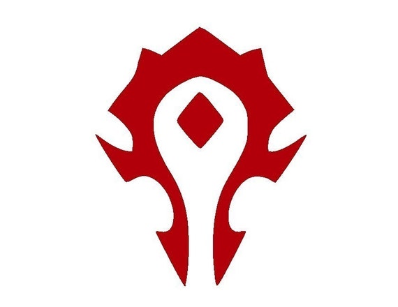 World of Warcraft Horde Insignia Car Decal