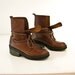 Rustic Brown Leather Boots - Woman Sz 6.5