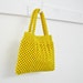 Vintage Beaded Handbag - Bright Yellow - 1950s