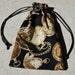 Steampunk pocket watch tarot dice bag