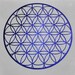 Flower of life sacred geometry shade shifter vinyl decal