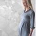 GREY WOOL MATERNITY TOP