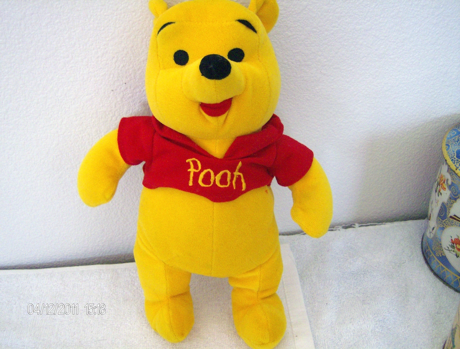 Winnie the Pooh Bear Stuffed Animal by BeadDivaBoutique on Etsy