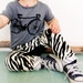 Zebra skinny pants