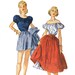 1940s Peasant Blouse Shorts and Skirt Pattern - Bust 32 Simplicity 4292