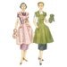 Simplicity 4092 1950s Apron Pattern and Mitt Bust 36-38 Vintage Sewing Pattern Half or Full Apron