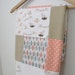 RESERVED for Krista - Eco friendly baby blanket (security blanket, patchwork, baby girl, organic blanket)