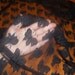 BEAUTIFUL unique black butterfly mesh lace stretch fabric BTY