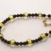 SALE SALE SALE STEELERS FANS, Black and Gold Bracelet - FREE SHIPPING