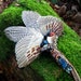 RESERVED Pheasant Wing Feather Smudge Fan Pagan Altar Reiki Ritual Magic Crystals Driftwood GLOWING ABUNDANCE by Spinning Castle